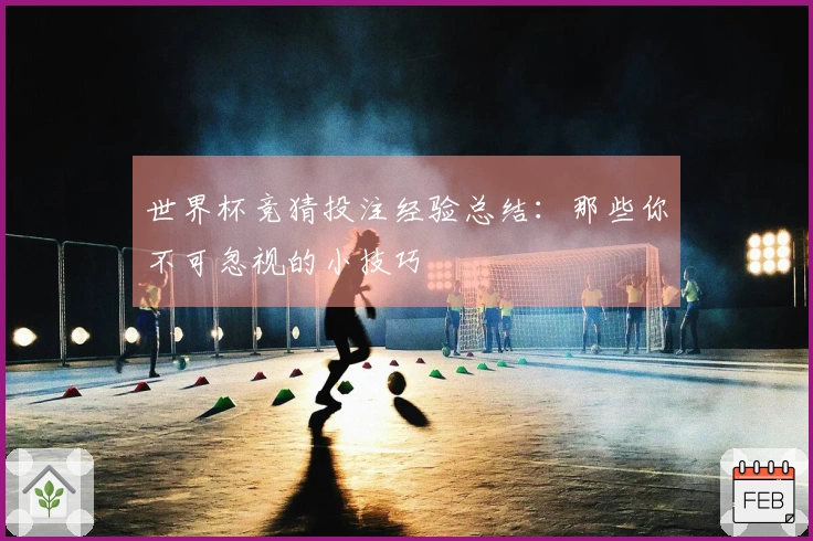 世界杯竞猜投注经验总结：那些你不可忽视的小技巧